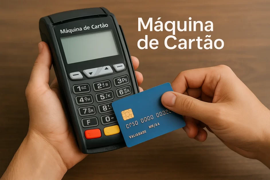 A máquina de cartão de crédito foi uma revolução das formas de pagamento.