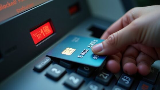 Redefinição de senha de cartão bloqueado
