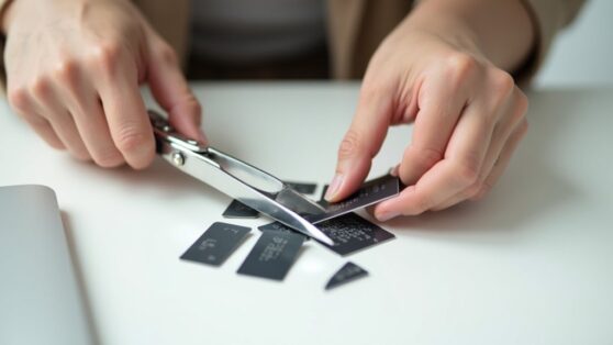 descartar corretamente o cartão de crédito