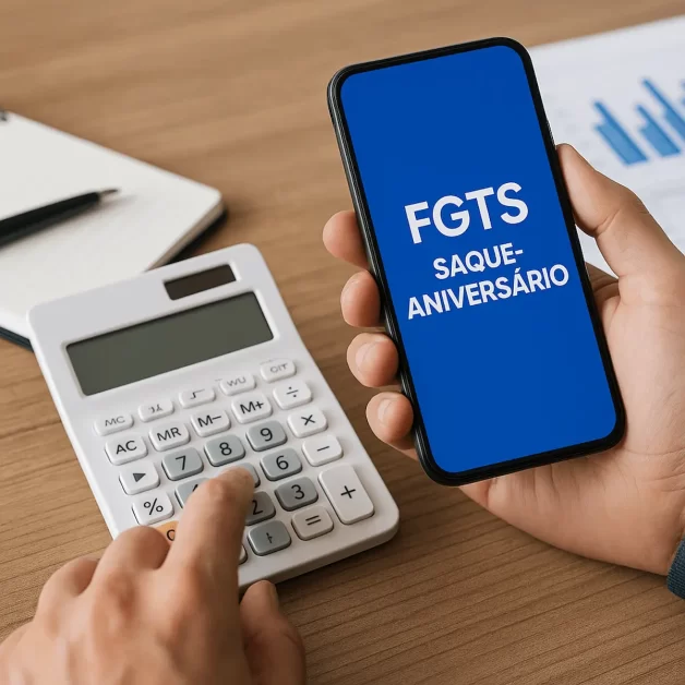 Como antecipar ate 12 parcelas do Saque Aniversario do FGTS