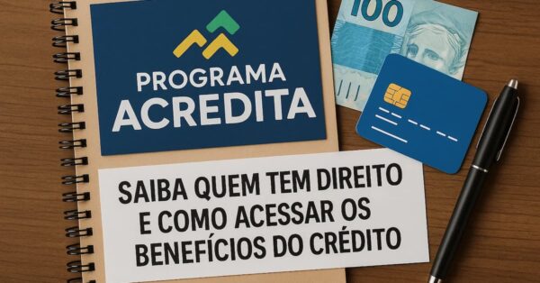 Programa Acredita: saiba quem tem direito e como acessar os benefícios do crédito