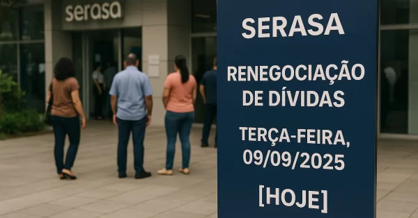 Serasa faz grande iniciativa de Renegociação de Dívidas nesta terça-feira 09/09/2025 [HOJE]